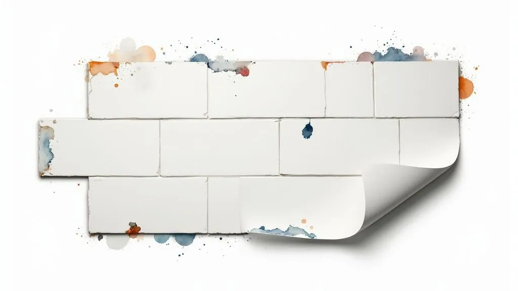 Peel-and-Stick Tile Backsplashes