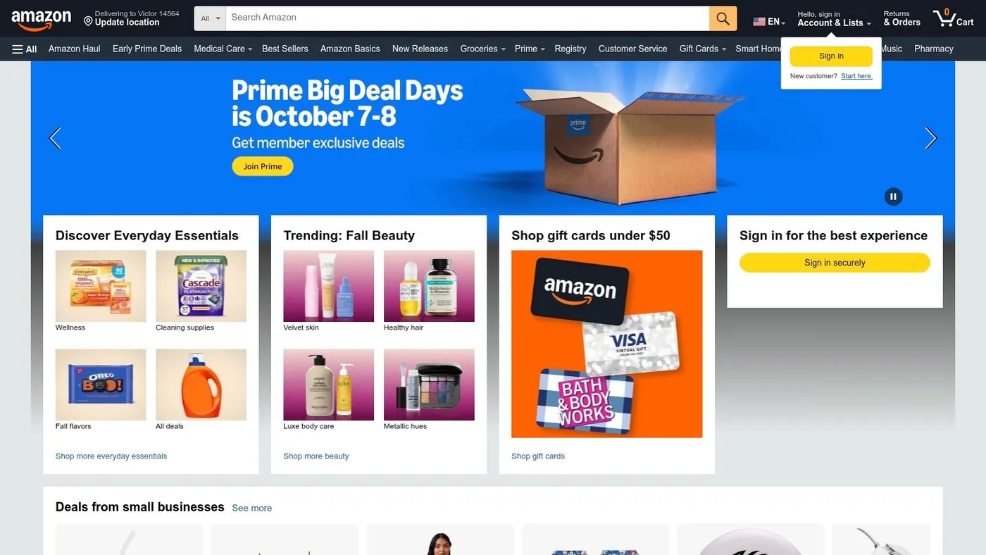 Amazon (for kitchen/home design software)