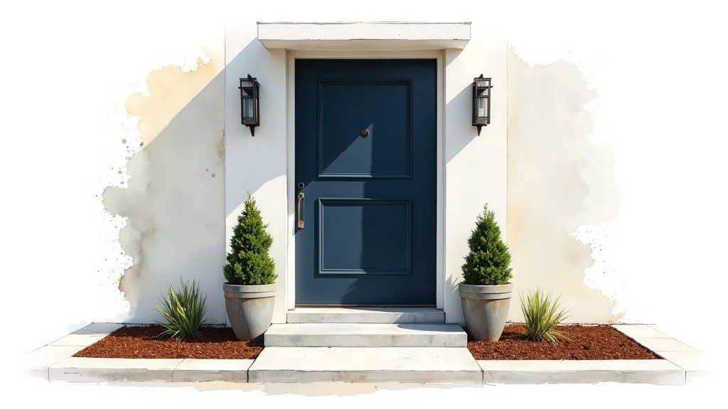Outdoor and Curb Appeal Front Entrance Enhancement