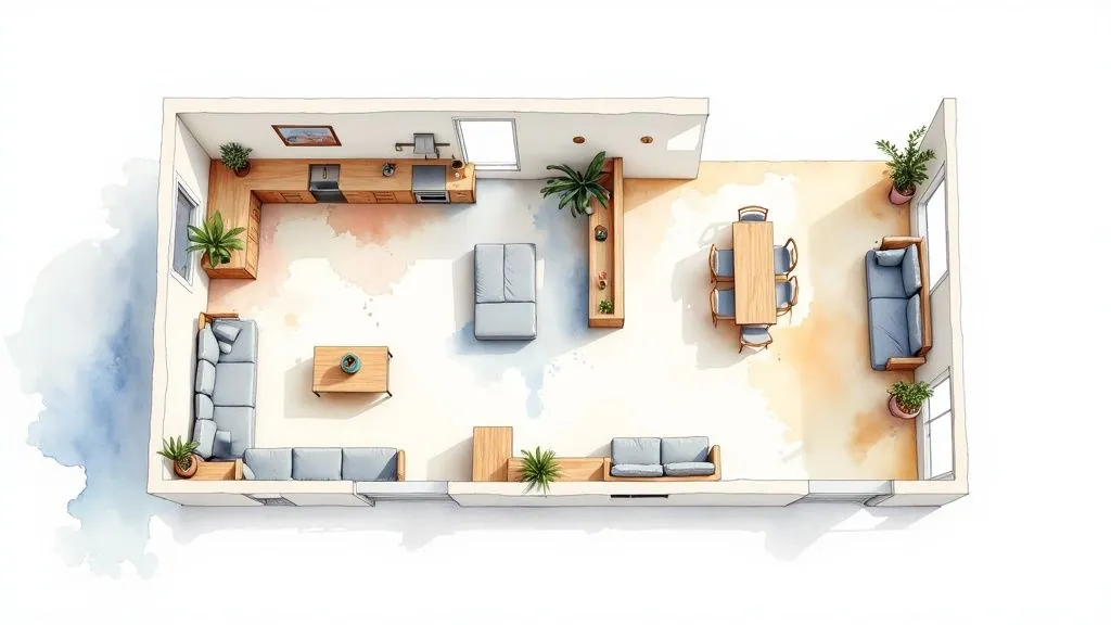 The Social Hub: Mastering the Open Floor Plan