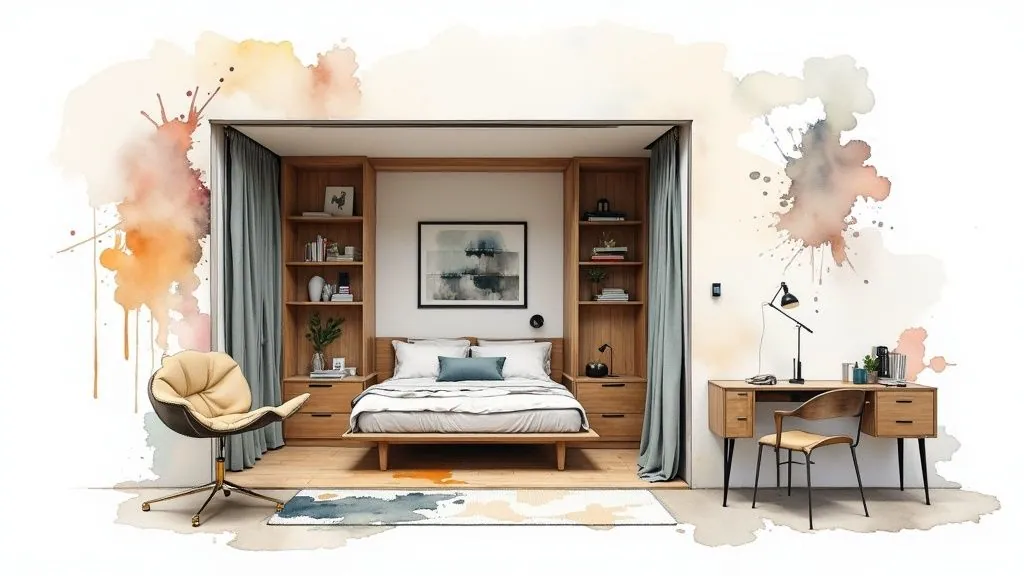 The Murphy Bed Studio Layout
